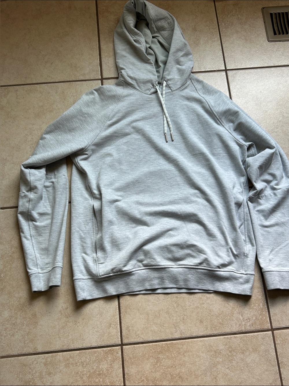 Lululemon Women’s City Sweat Pullover Hoodie Heathered Gray Size L Large